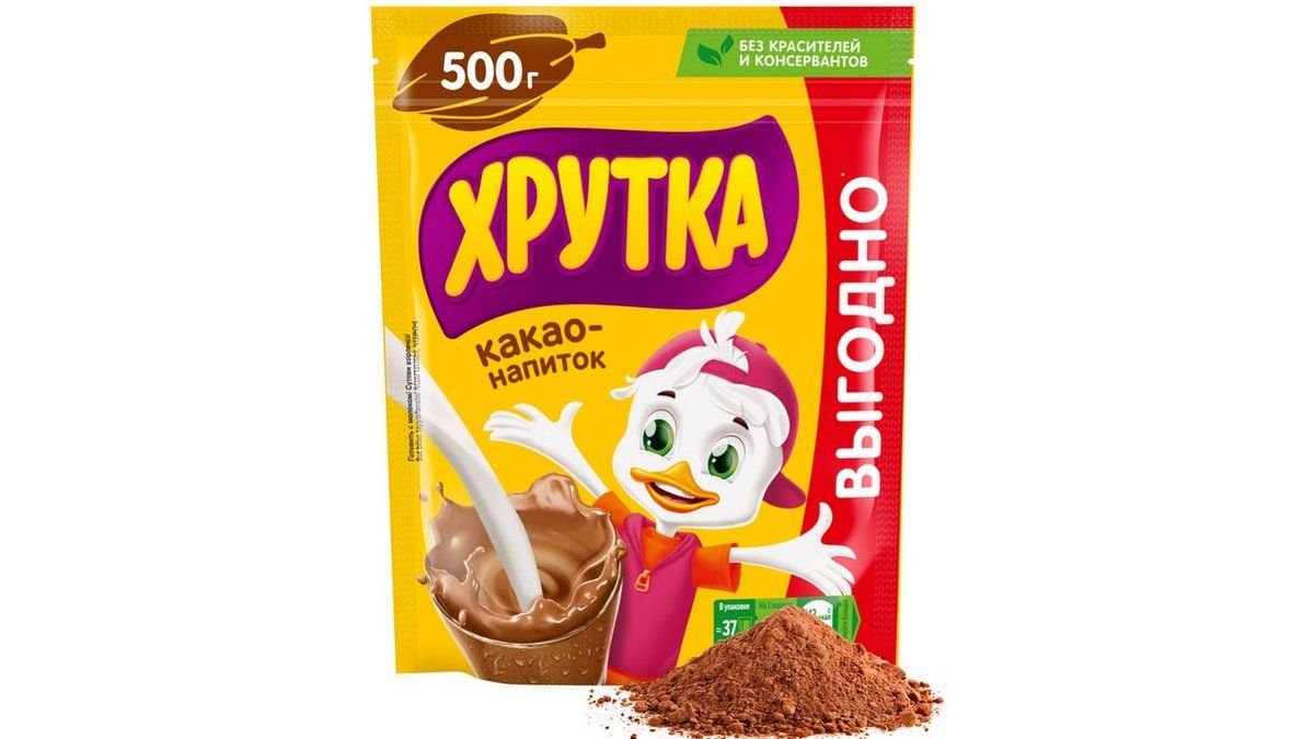 Хрутка, какао nestle 500 гр., хрутка обогащенный, шт.