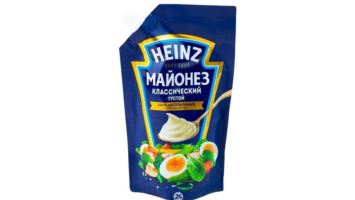 Heinz, майонез heinz 300 гр., классический дойпак, шт.