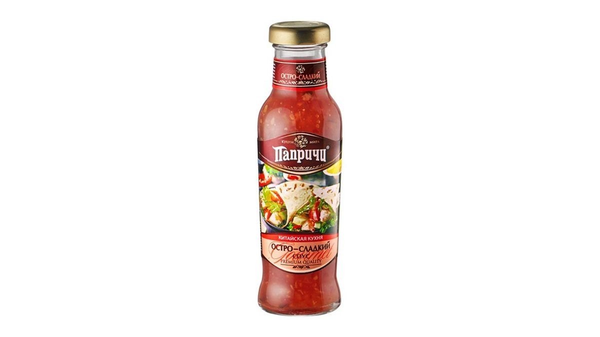 Соус paprichi 320гр остро/сладкий столовый