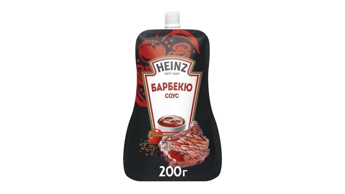 Соус heinz 200гр томатный барбекю