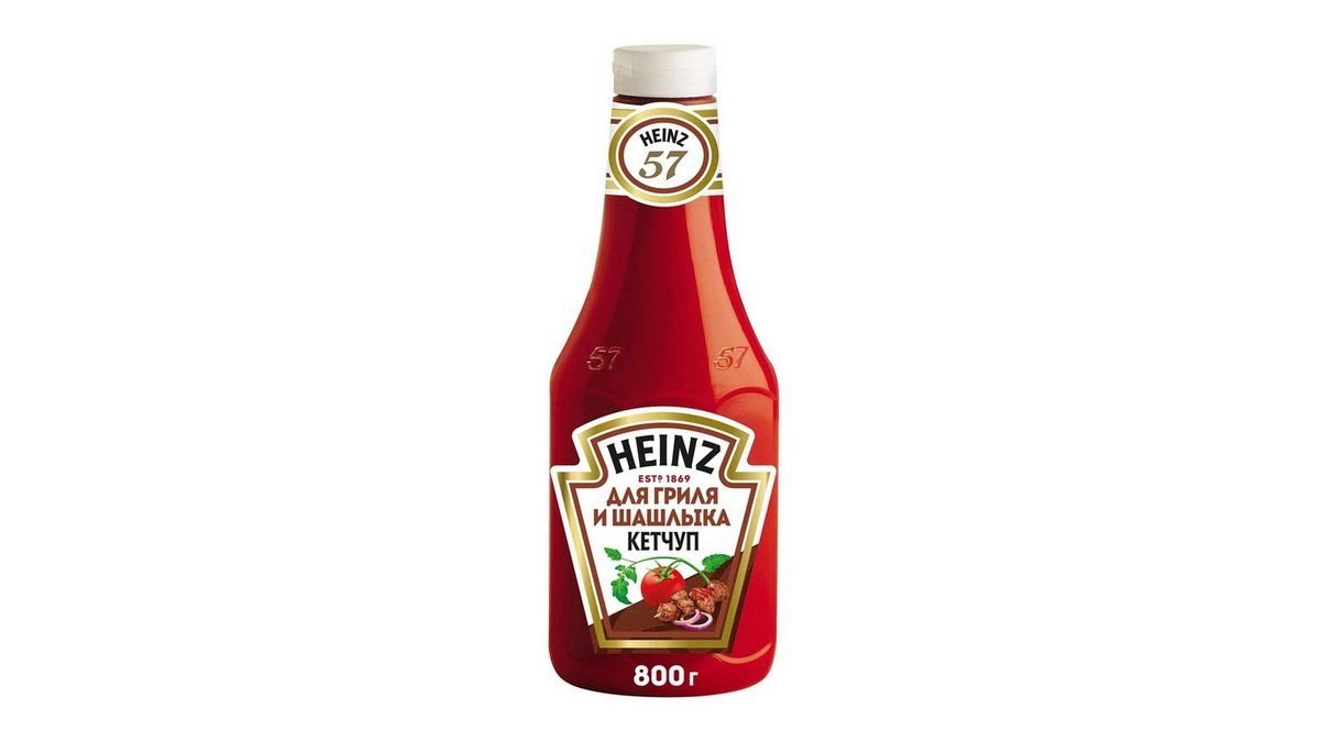 Кетчуп heinz 800гр для гриля и шашлыка