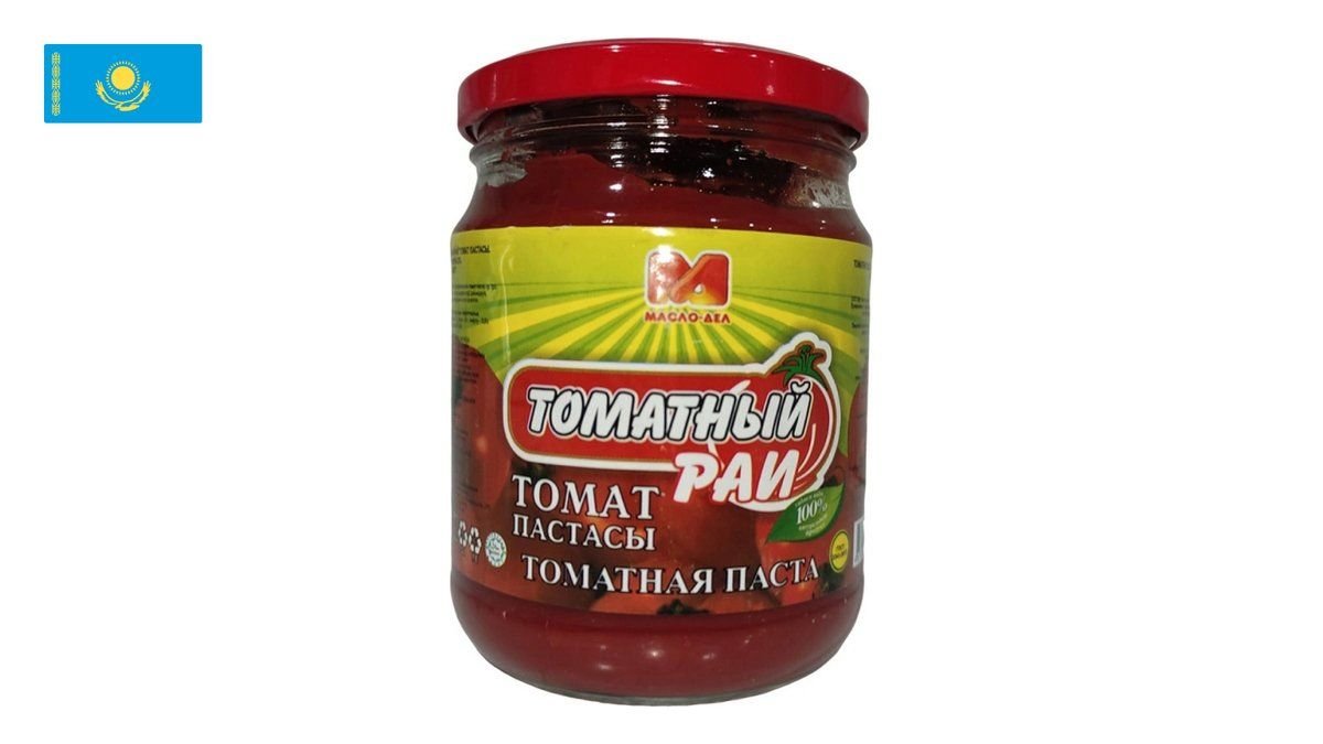 Томатная паста Томатный Рай ГОСТ 500 мл стеклянная банка