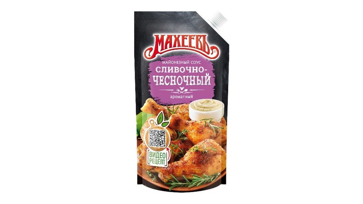 Соус Махеевъ сливочно-чесночный 50.5% 200 г