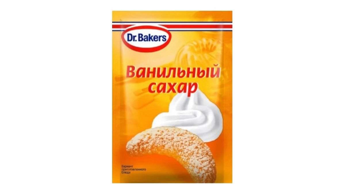 Ванильный сахар dr. bakers 8 г пак