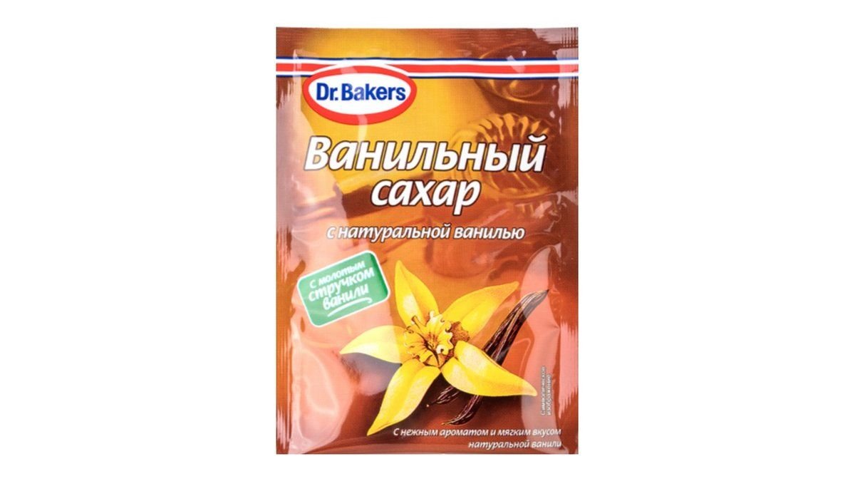 Сахар ванильный Dr. Bakers 15 г