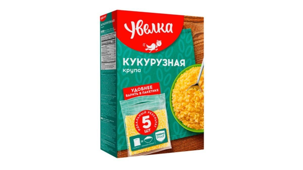 Крупа Увелка кукурузная 400г вар/пак