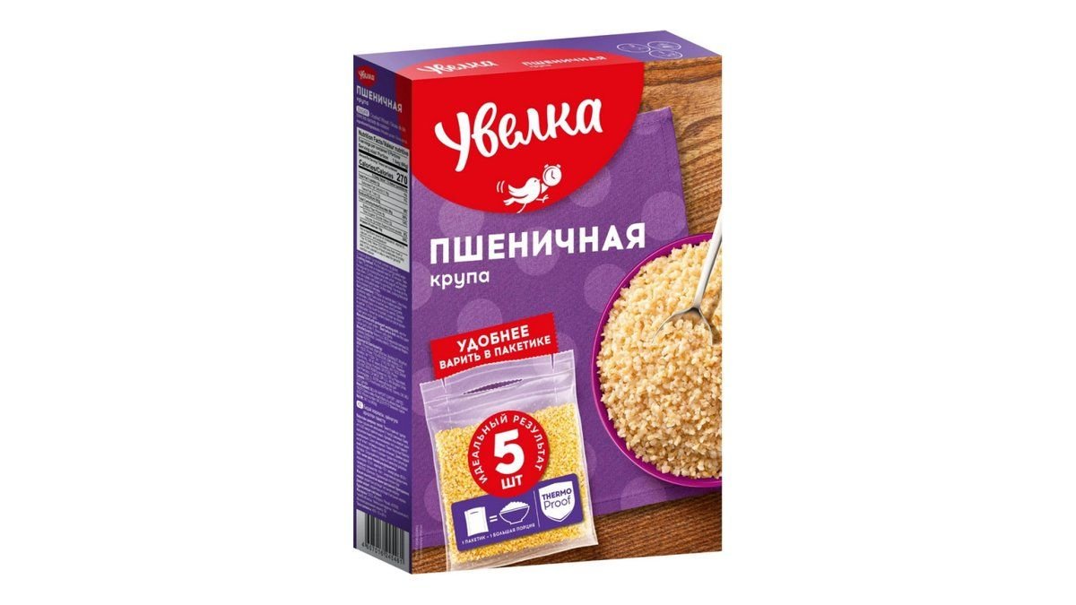 Увелка, крупа увелка 5*80 гр., пшеничная, шт.