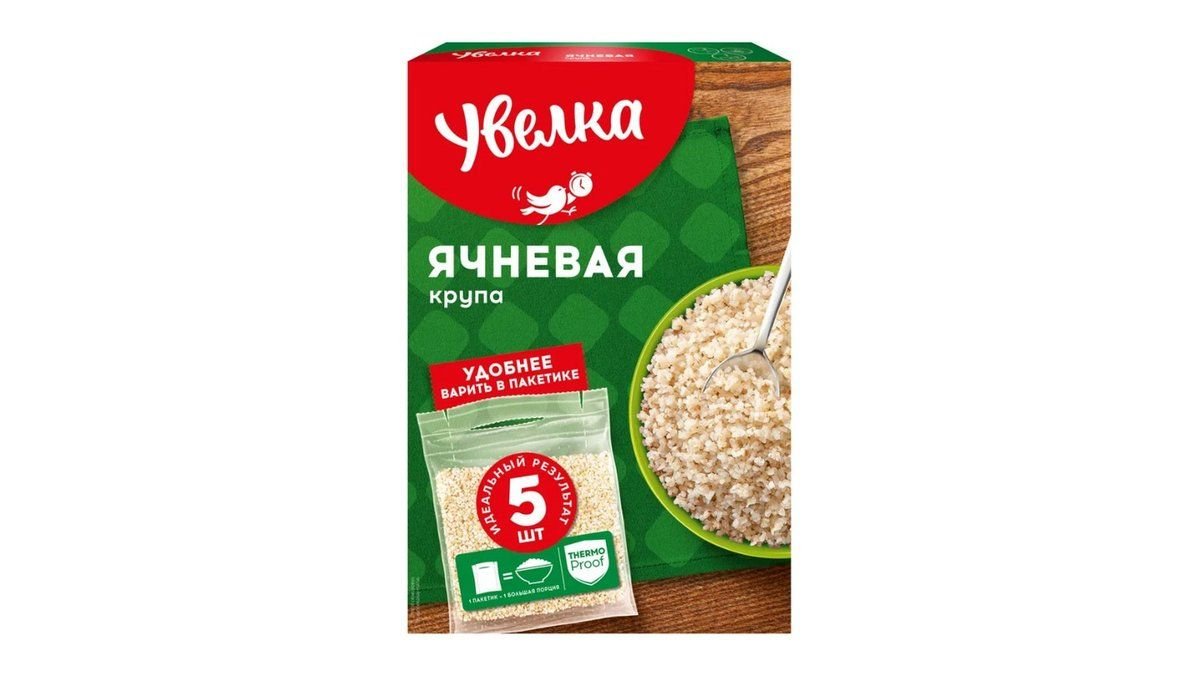 Крупа увелка 5*80гр ячневая