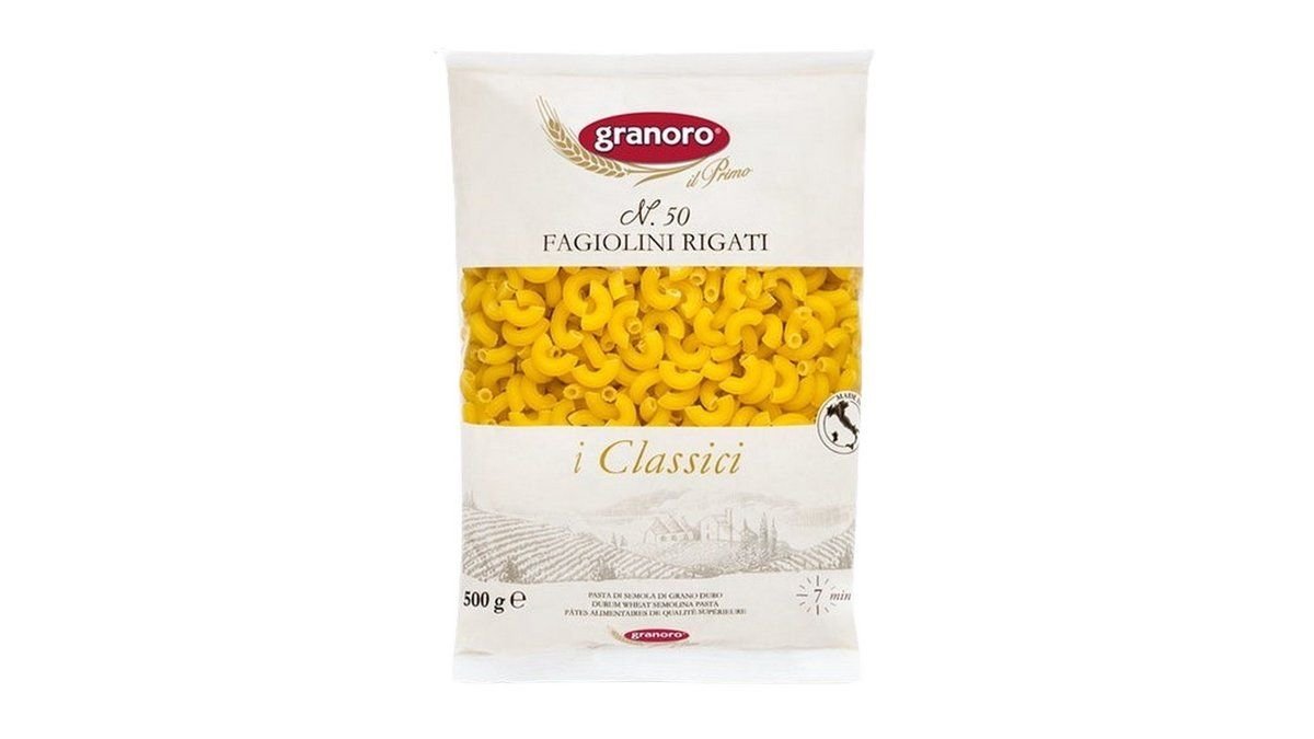 Макароны granoro 500гр fagiolini rigati №50