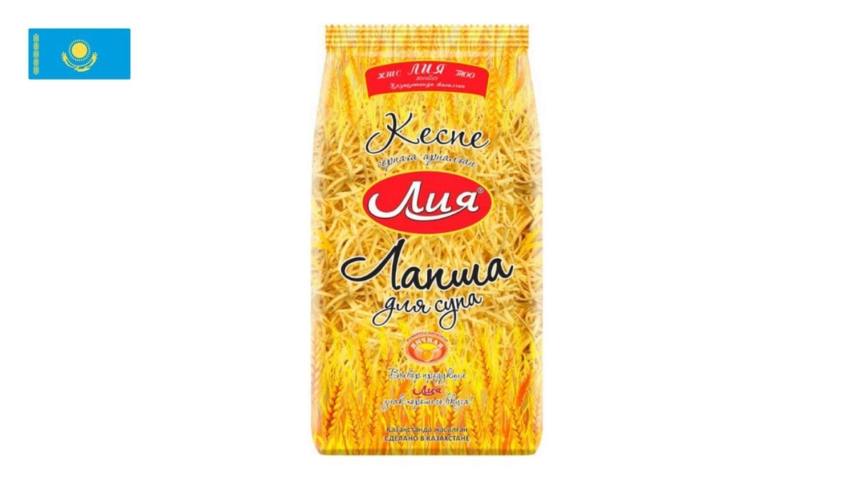 Лия, лапша лия 200 гр., для супа яичная, шт.