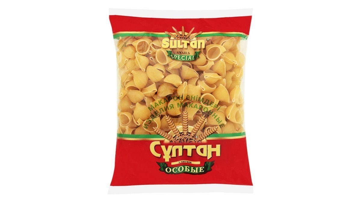 Султан, макароны султан 400 гр., улитки, шт.