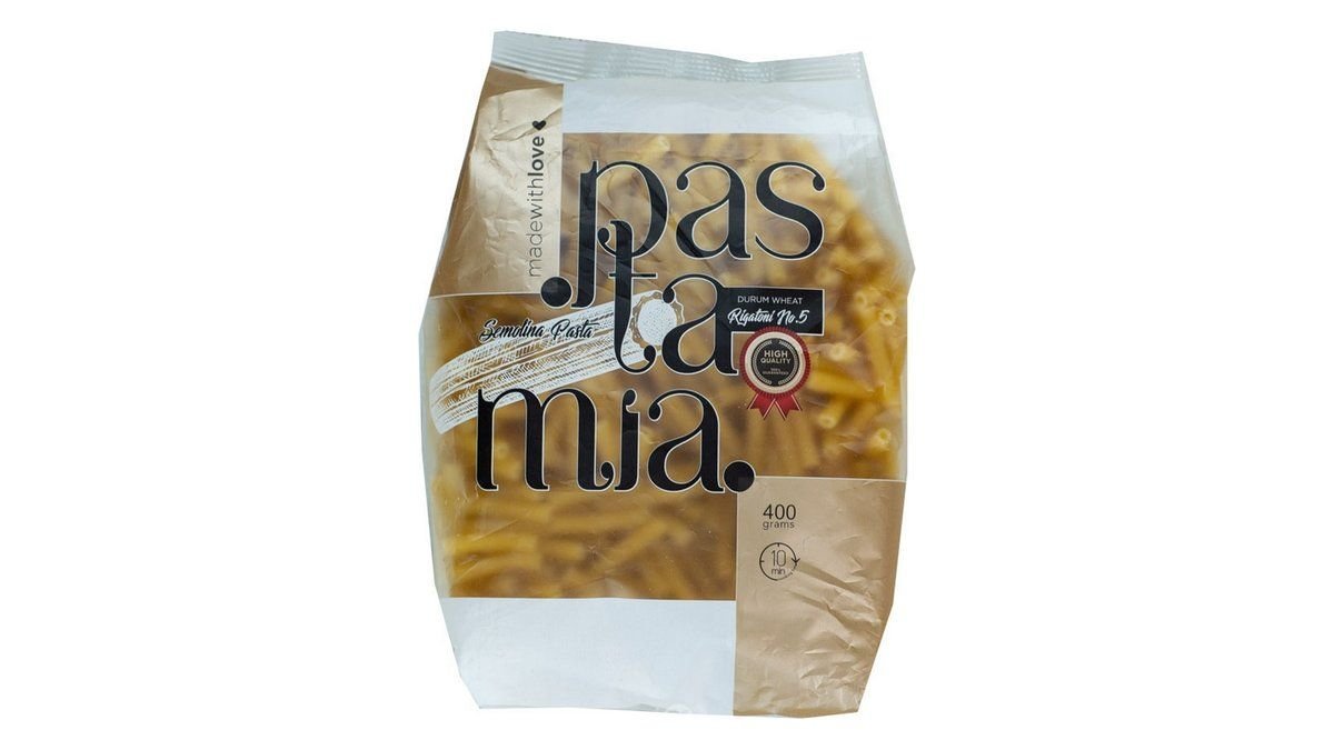 Макароны Pastamia рожки Rigatoni 400 г