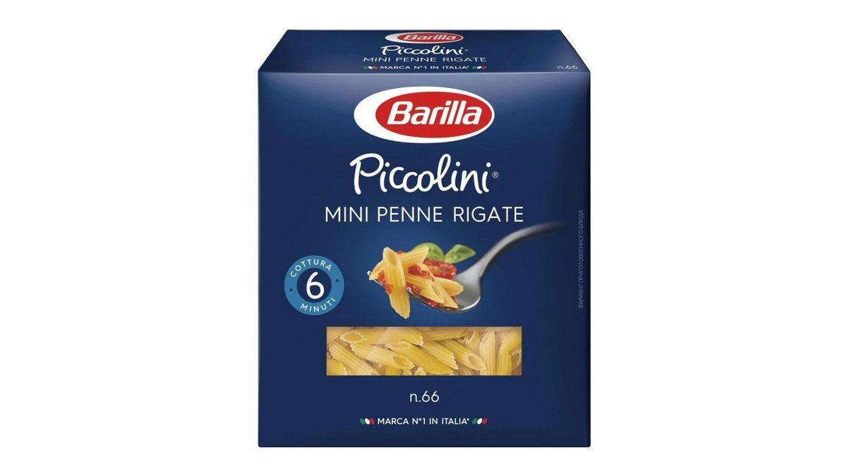 Макароны barilla 450гр mini penne rigate