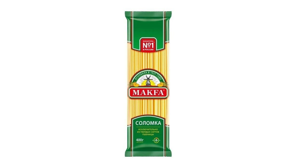 Макфа, макароны макфа 400 гр., соломка, шт.