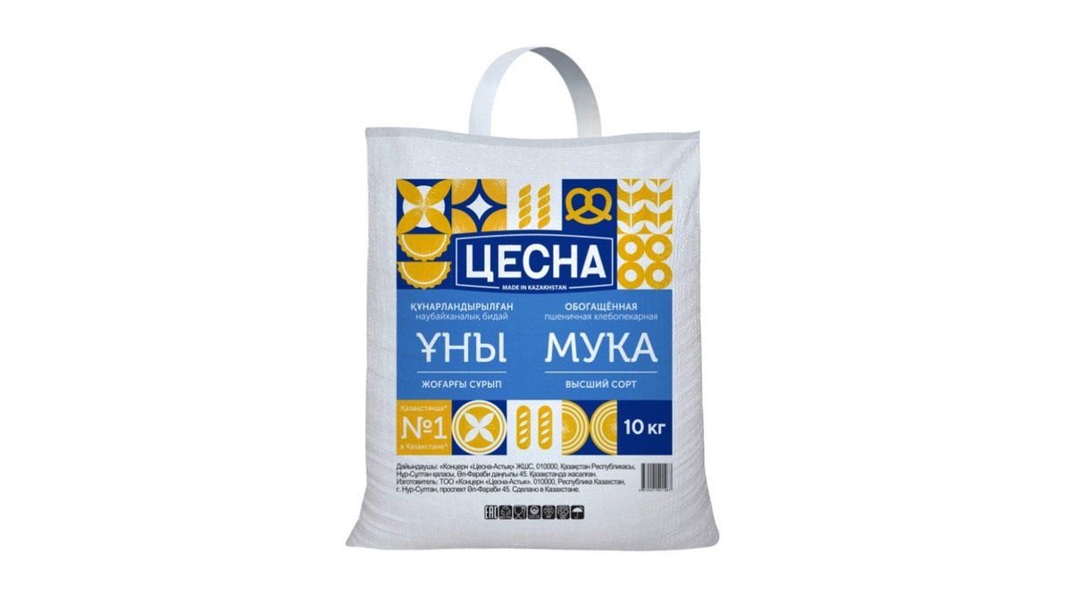 Мука Цесна пшеничная высший сорт 10 кг