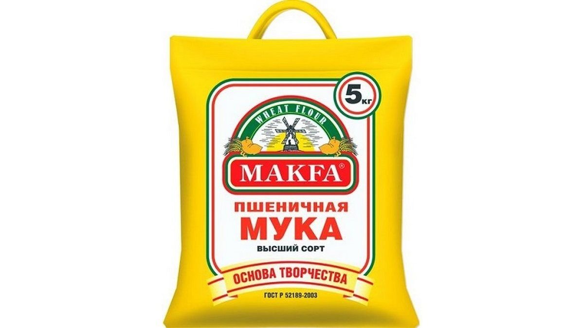 Макфа, мука макфа 5кг пшеничная высший сорт, шт.