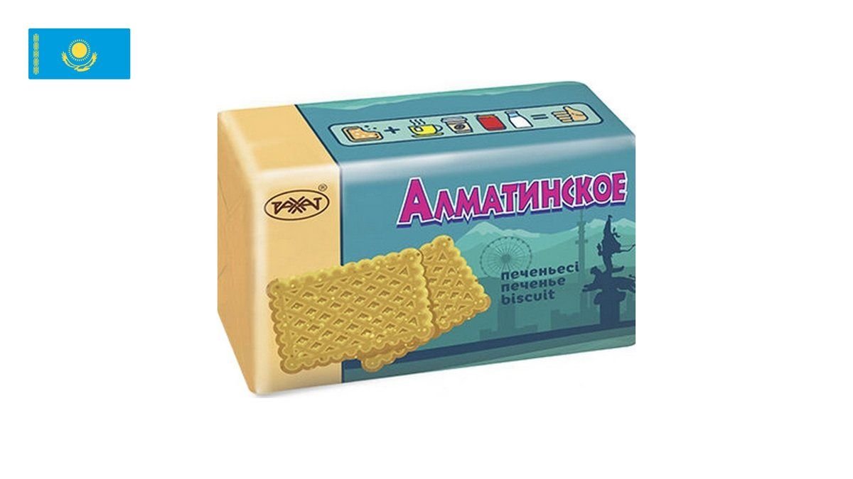 Рахат печенье, печенье рахат 220 гр., алматинское, шт.
