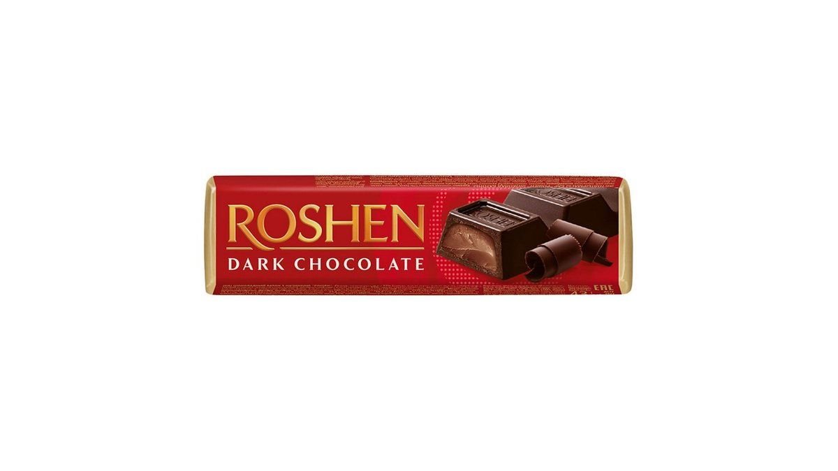 Шоколадный батончик roshen 43гр с начинкой