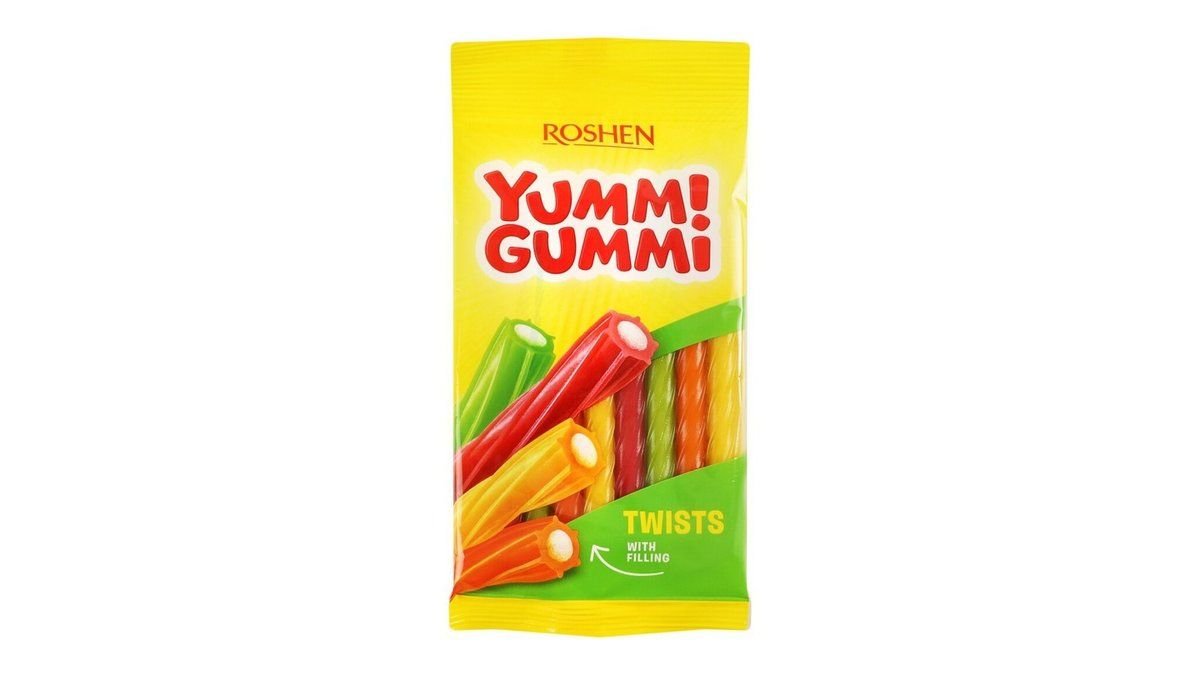 Мармелад Roshen Yummi Gummi Twists 70 г