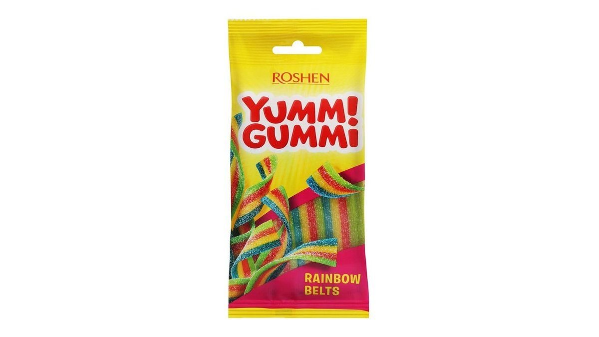 Мармелад жевательный Yummi Gummi Sour belts 70 г