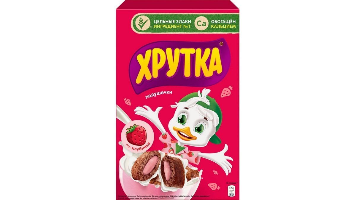 Завтрак Nestlé злаковые подушечки вкус клубники 220 г