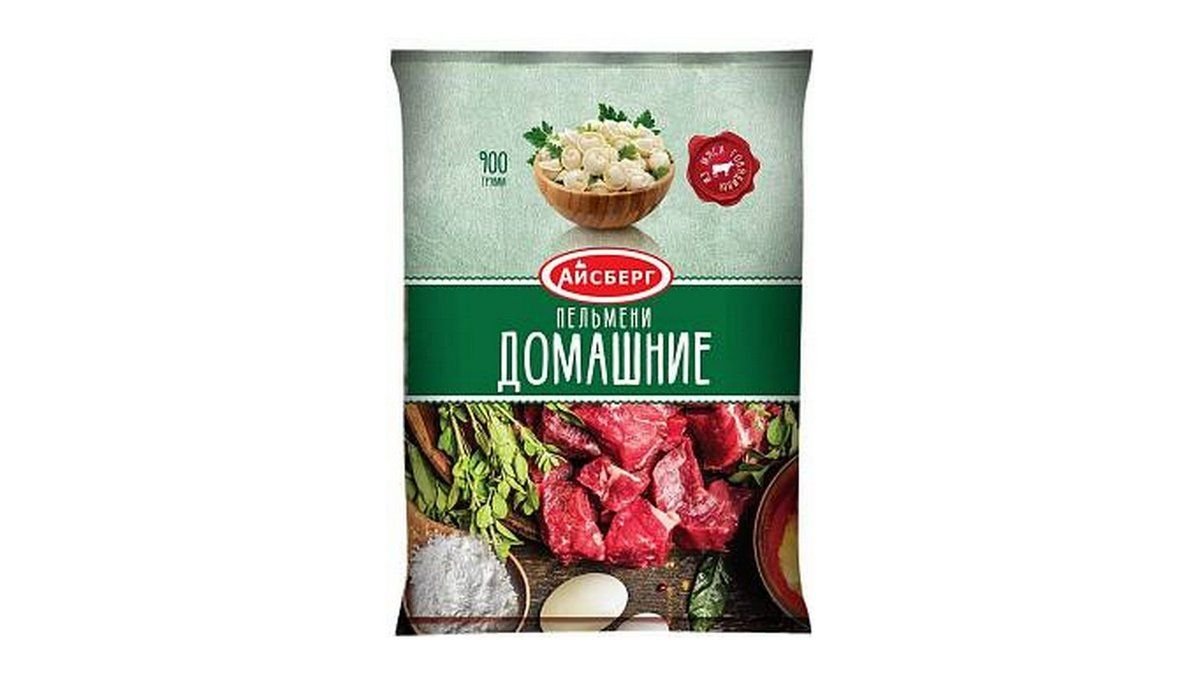 Пельмени АЙСБЕРГ Домашние 900г м/у