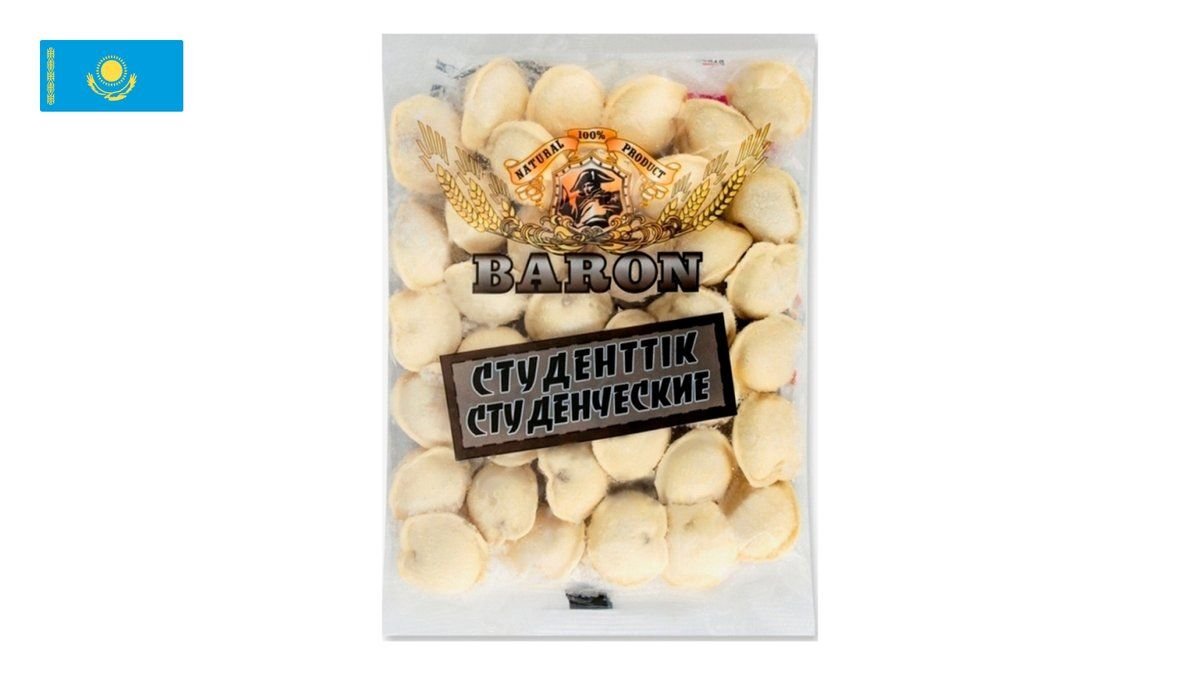 Baron, пельмени baron 400 гр., студенческие, шт.