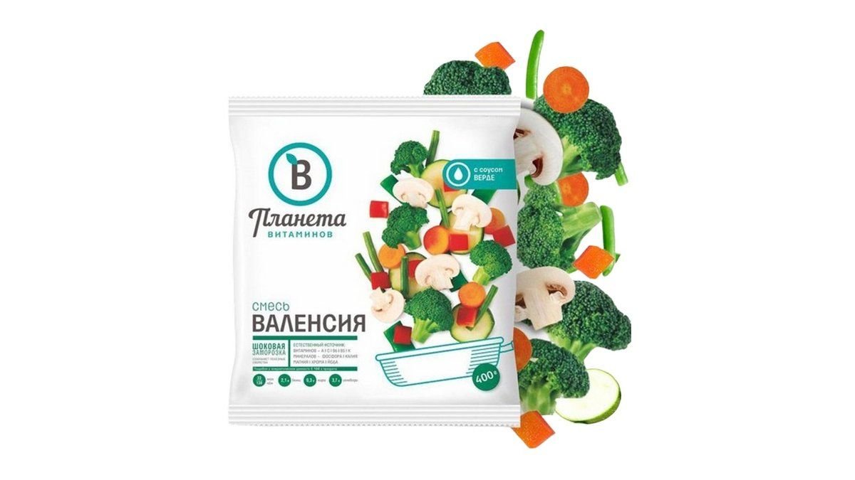 Смесь ПЛАНЕТА ВИТАМИНОВ Валенсия с соусом Верде 400г