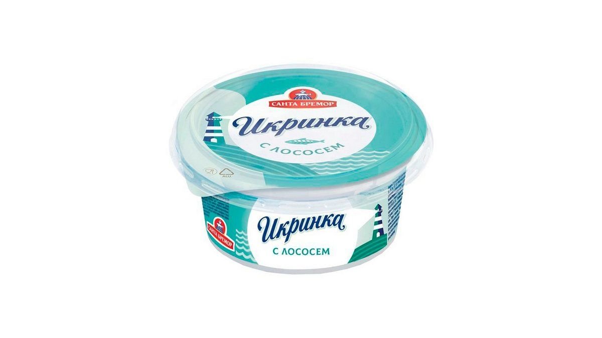 Паста Санта Бремор Икринка с копченым лососем 150 г