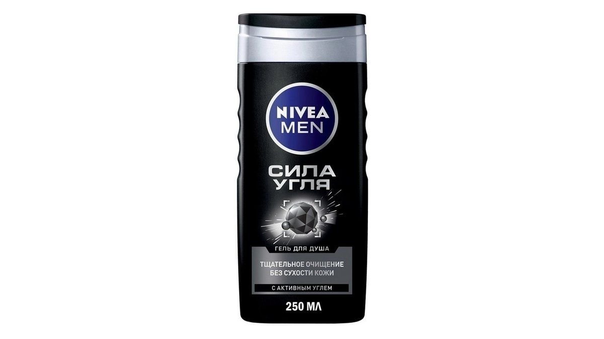 Nivea гель для душа nivea men сила угля 250 мл