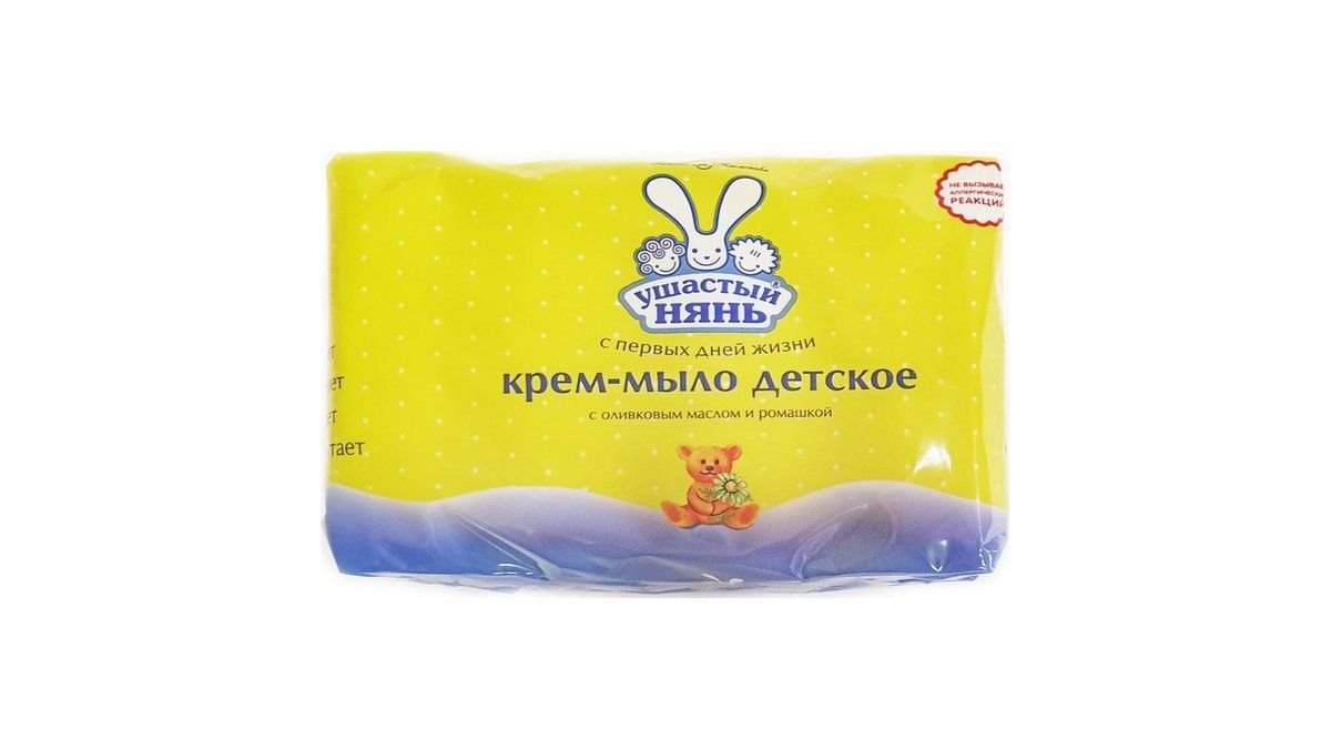 Крем-мыло Ушастый Нянь Ромашка 4 шт 100 г