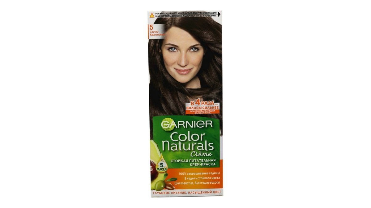 Краска GARNIER Color Naturals Светлый каштан 5