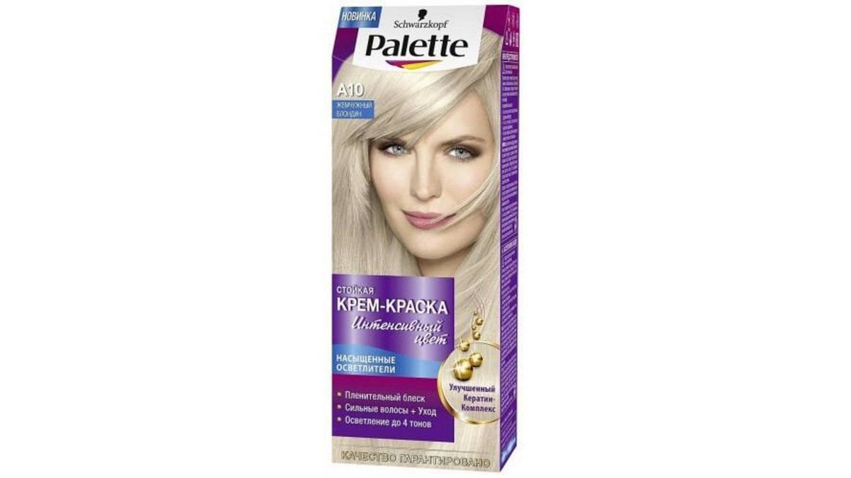 Краска для волос Palette A10 Жемчужный блонд