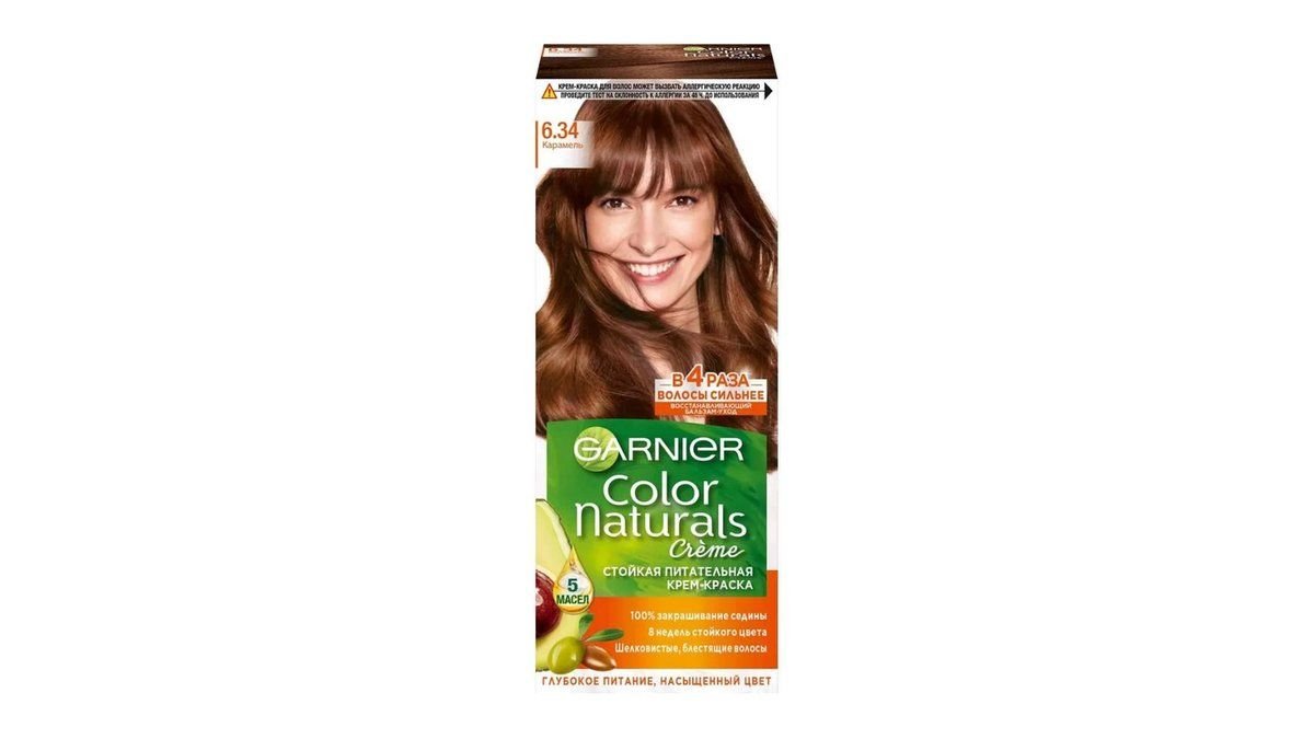 Краска Garnier Color naturals 6 34 карамель
