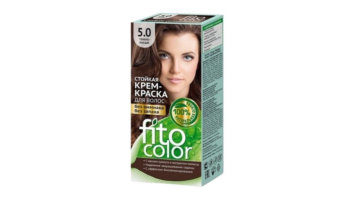 Краска для волос FitoColor 5.0 Темно-русый 115 мл