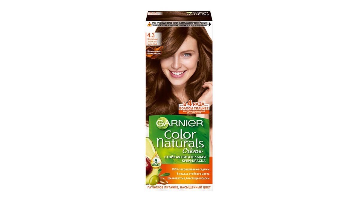 Краска Garnier Naturals 4.3 Золотисто-каштановый