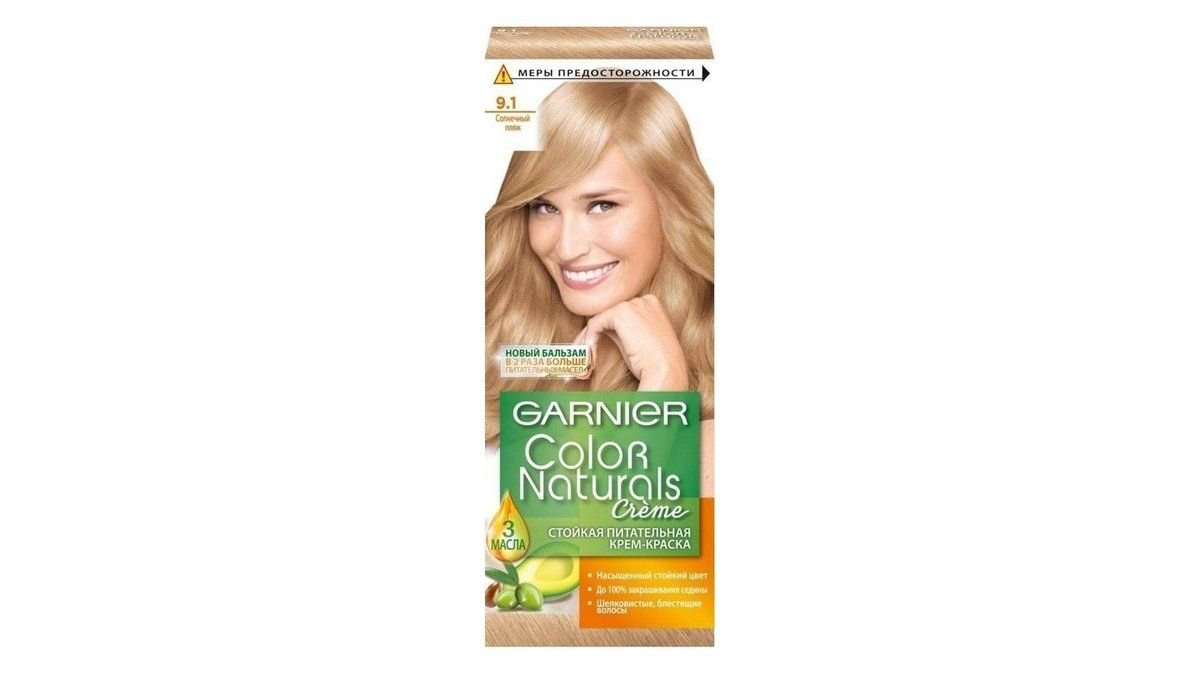 Краска GARNIER Color Naturals Солнечный пляж 9.1