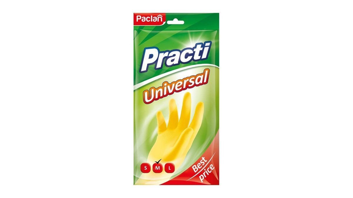 Перчатки Paclan универсальные размер M 1 пара