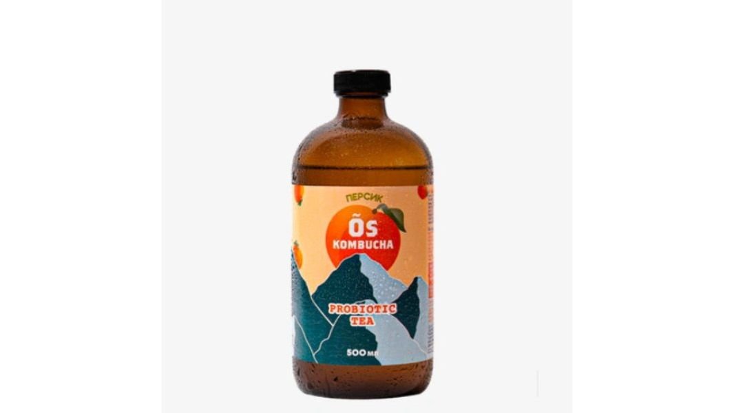 Напиток Os Kombucha персик 500мл
