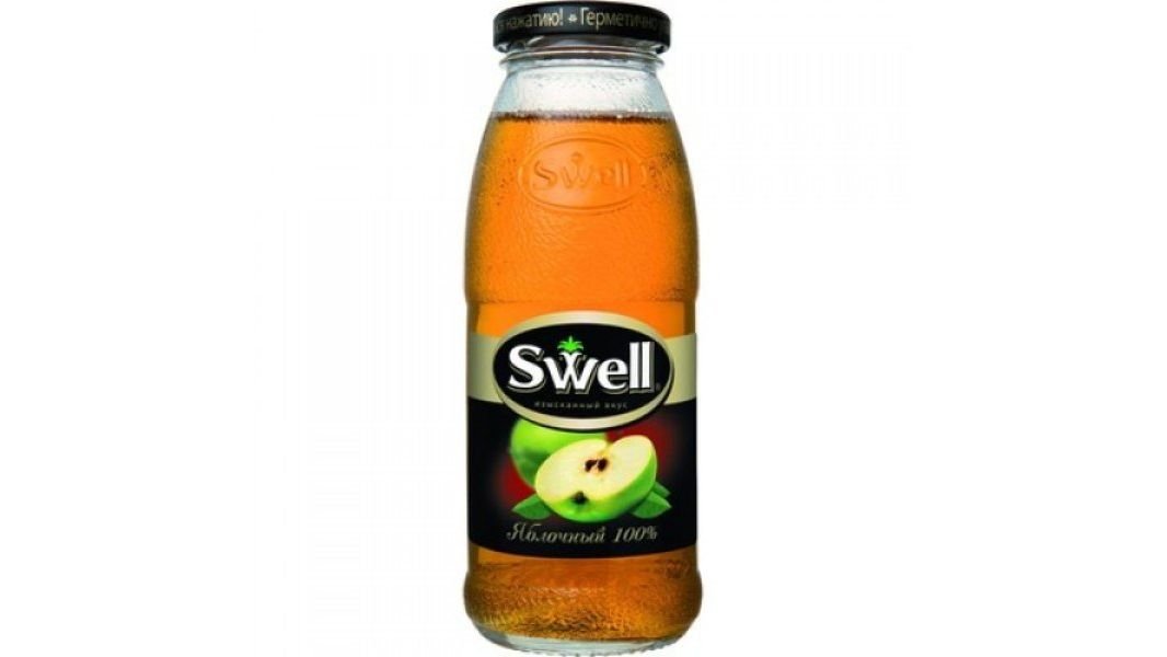 Сок SWELL Яблоко осветленное 0,25л с/б