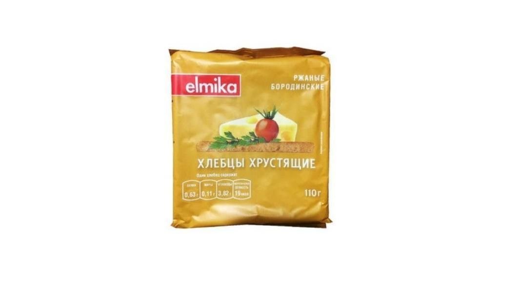 Хлебцы Elmika хруст ржан бородинские 110г
