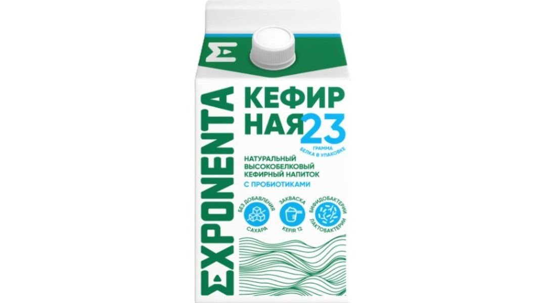Напиток кефирный Exponenta 450г т/п