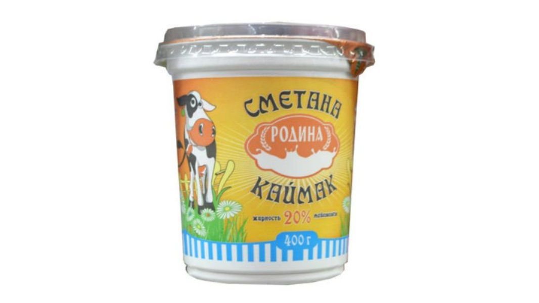 Сметана РОДИНА 20% 400г п/у