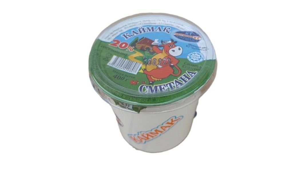 Сметана ЗЕНЧЕНКО 20% 400г п/у