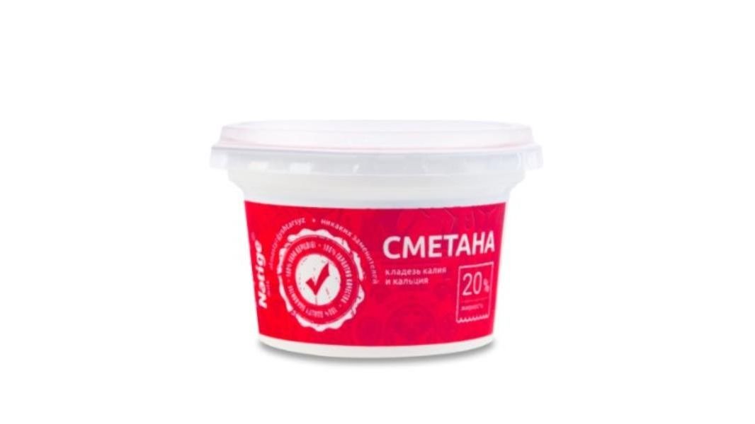 Сметана Natige 20% 180 г