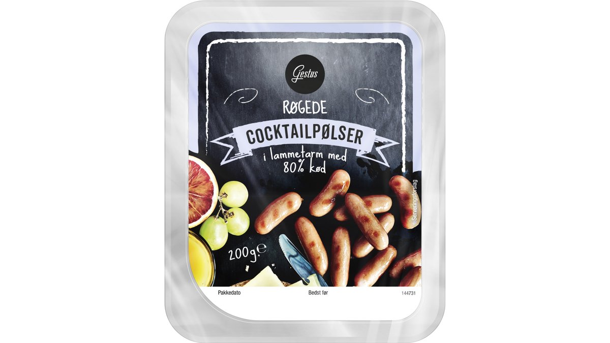 Cocktailpølser, Gestus