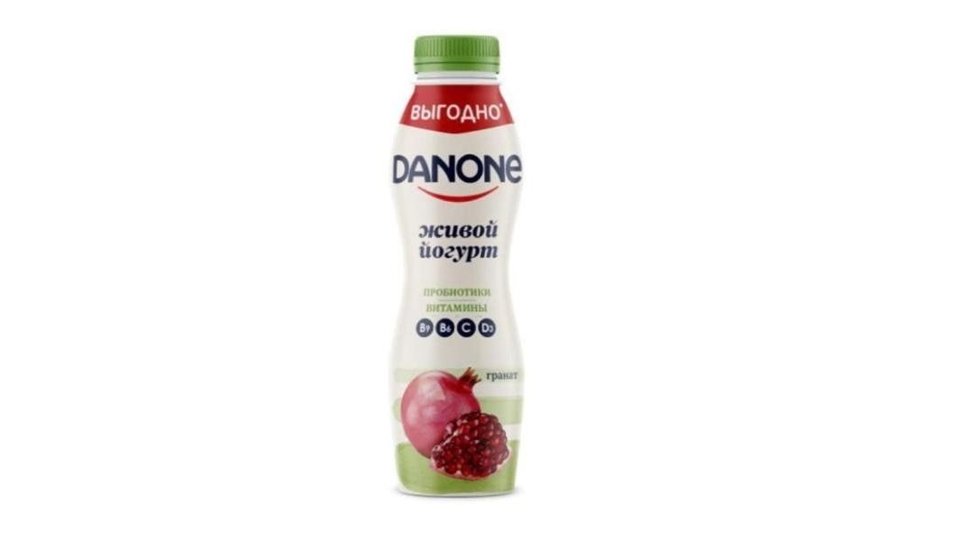 Йогурт питьевой Danone гранат 1,2%, 670г