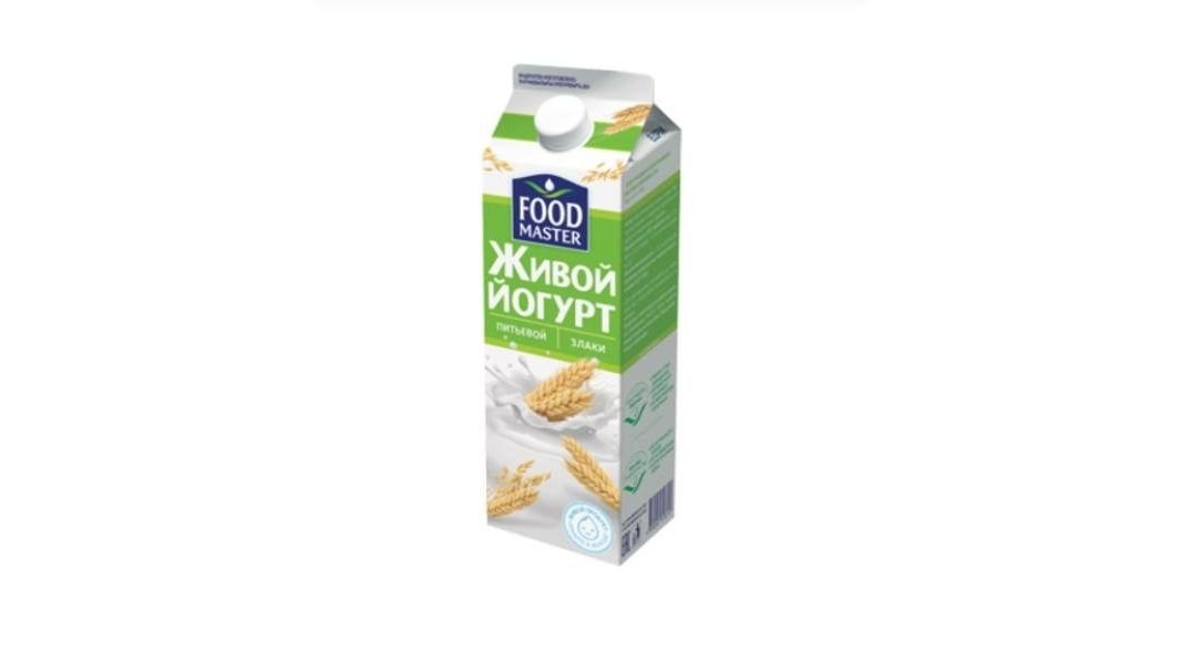 Йогурт питьевой Food Master злаки 2% 900 мл