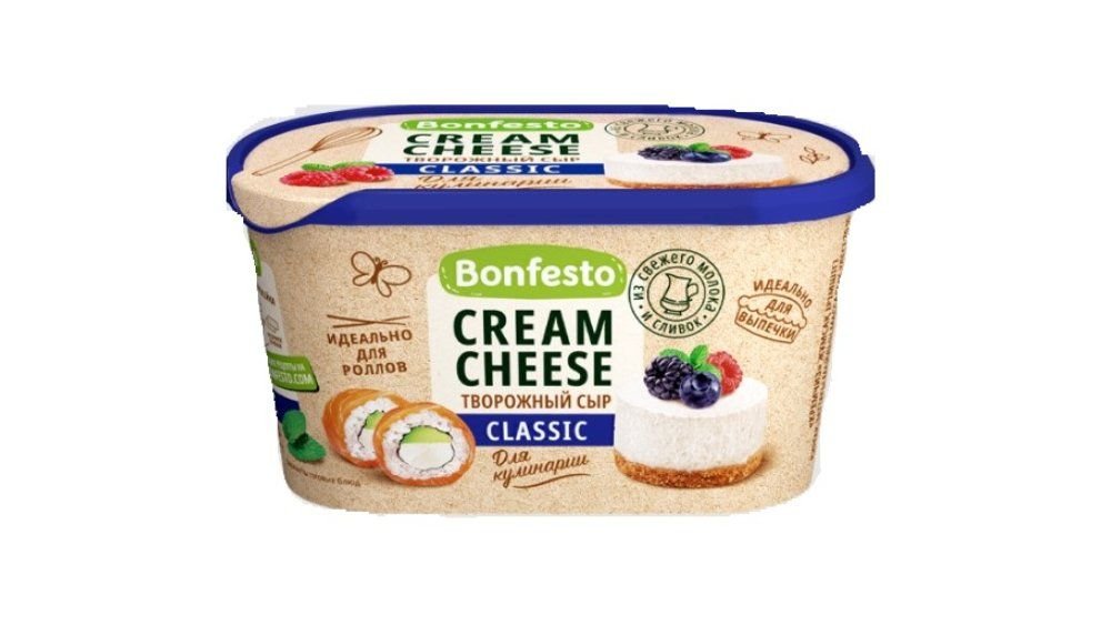 Сыр творожный Bonfesto cream cheese сливочный 400г