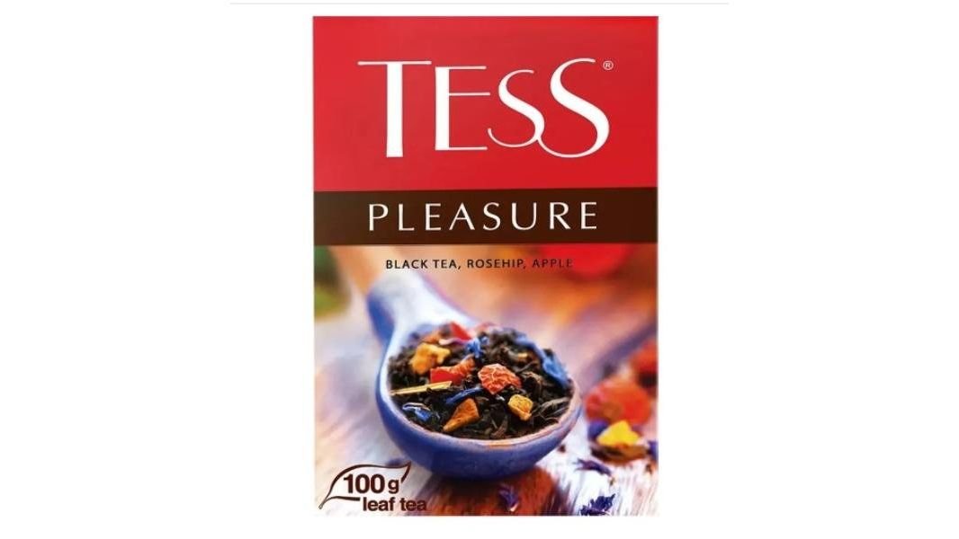 Чай Tess pleasure черный гранулированный 100г